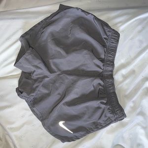 Womens Grey Nike Running Shorts
